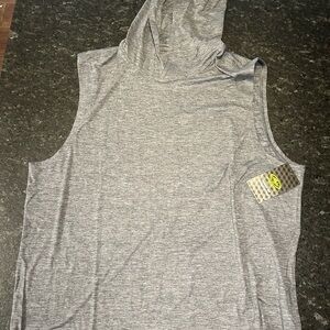 Athletic Works XL Gray Sleeveless Hoodie Butter Soft NWT